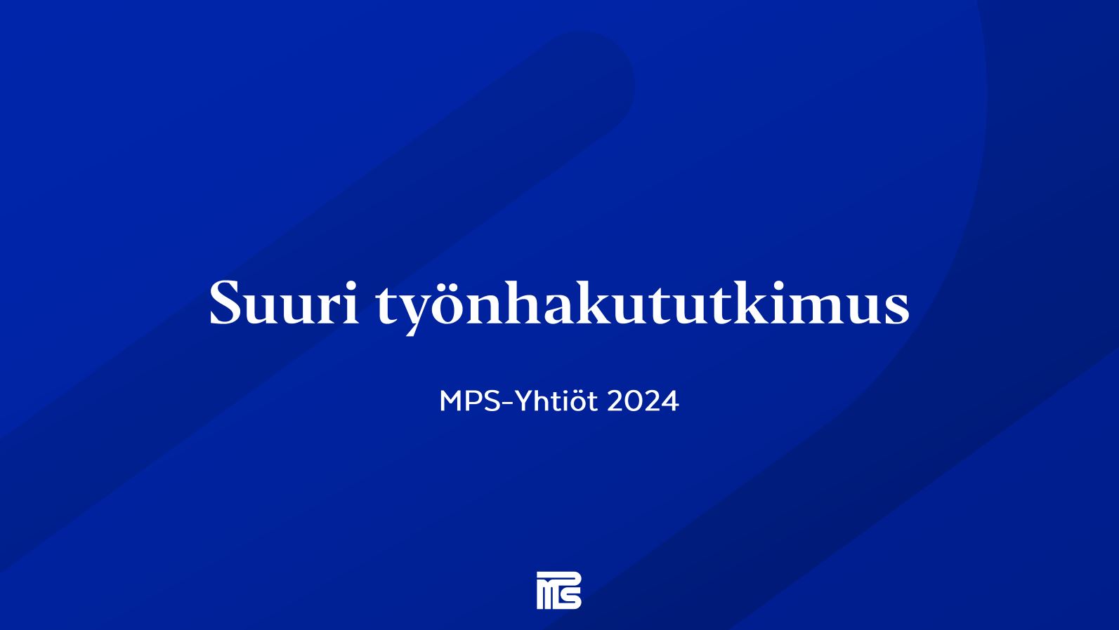 Suuri työnhakututkimus 2024 kansikuva